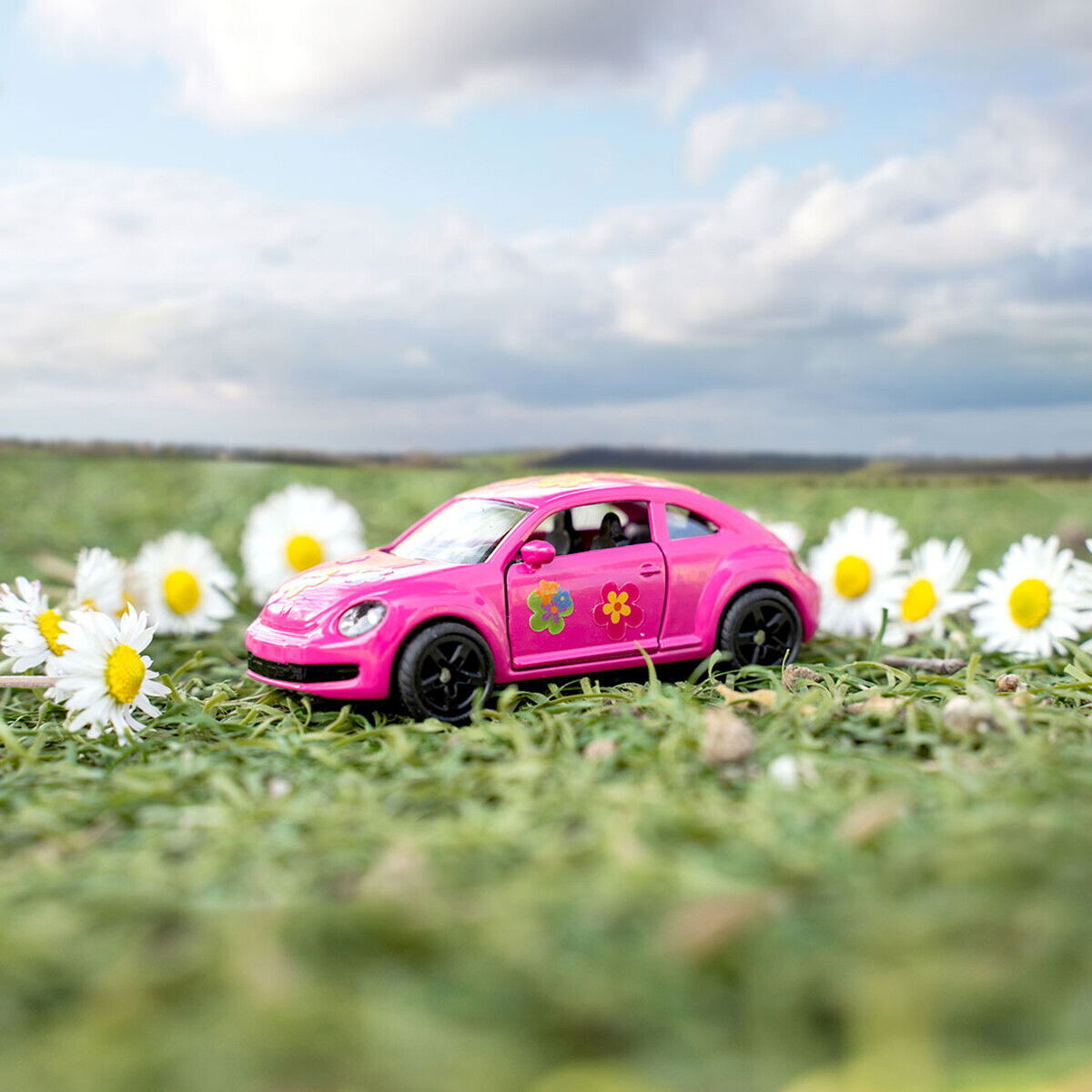 Siku 1488 - Vw The Beetle Pink Legetøjsbil - 1 87