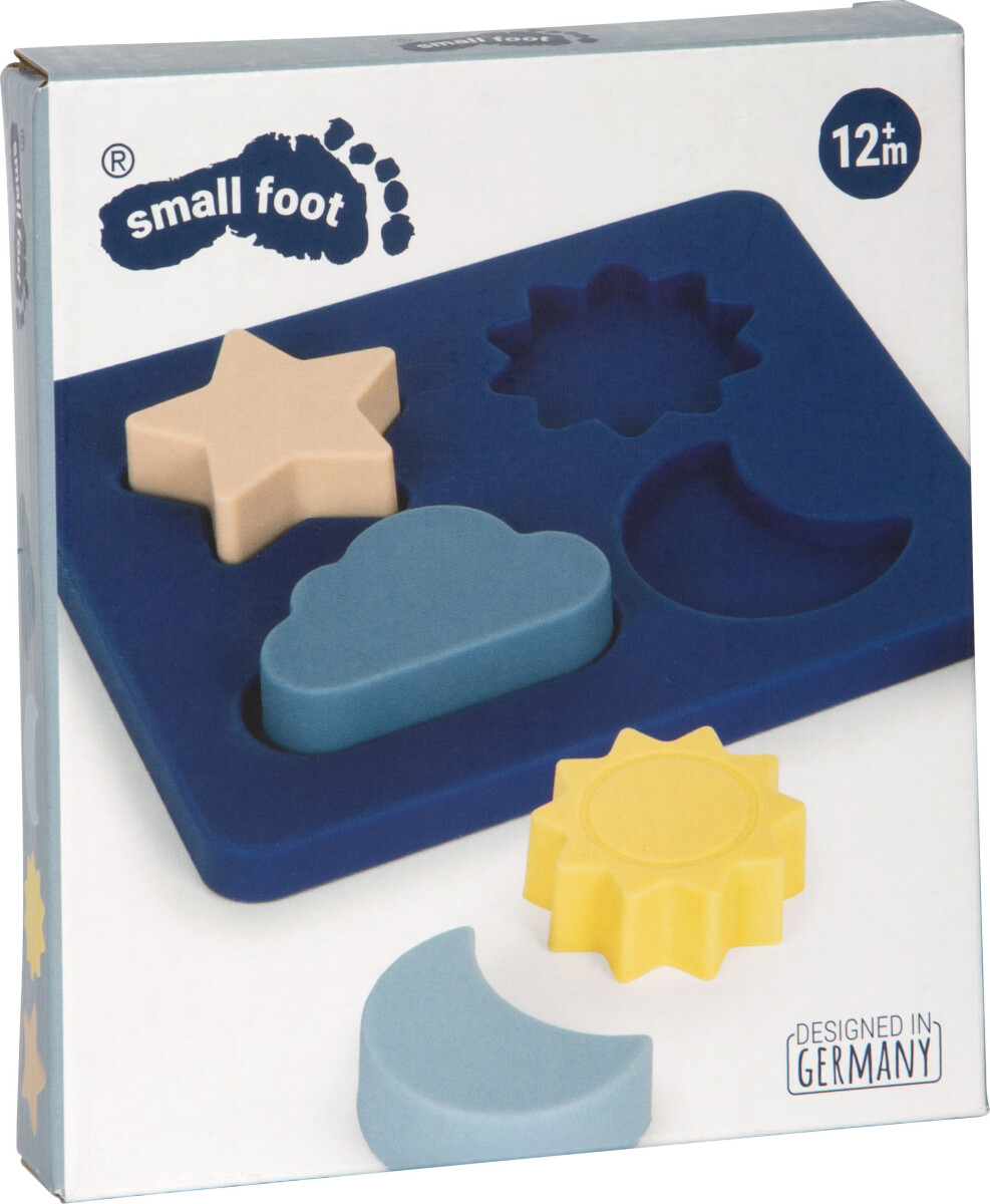 Puslespil I Blød Silikone - Med 4 Brikker - Small Foot