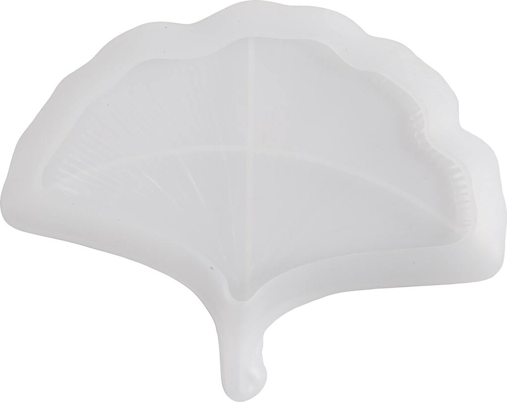 Silikoneform - Gingko Blad - H 1 5 Cm - L 18 5 Cm - B 14 8 Cm - 1 Stk