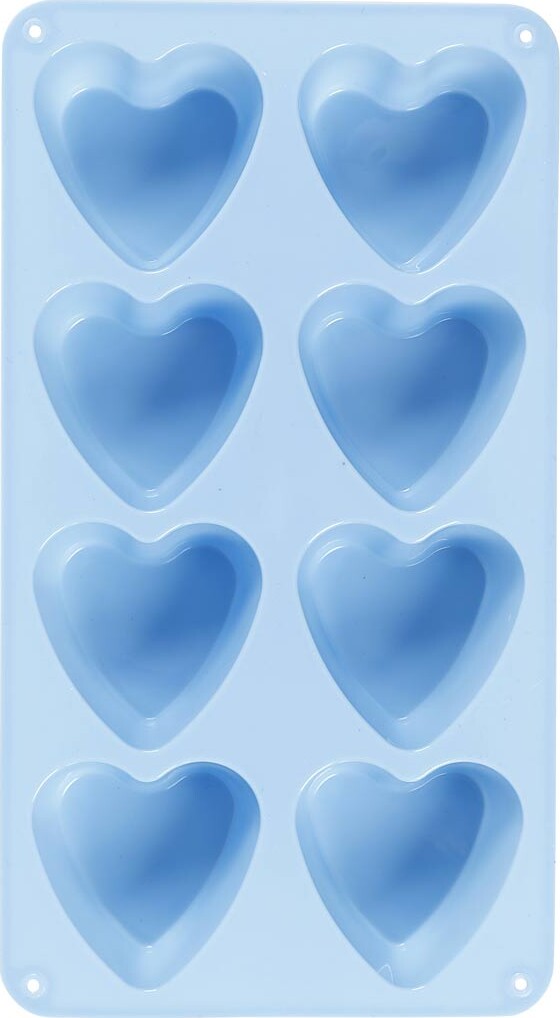 Silikoneform Til Beton Gips Sæbe Mm - Hjerter