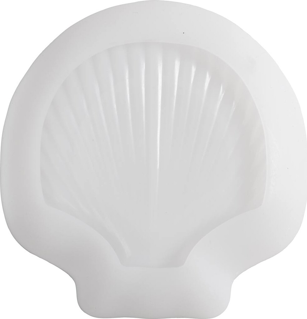 Silikoneform - Muslingeskal - H 2 5 Cm - L 14 5 Cm - B 14 Cm - 1 Stk