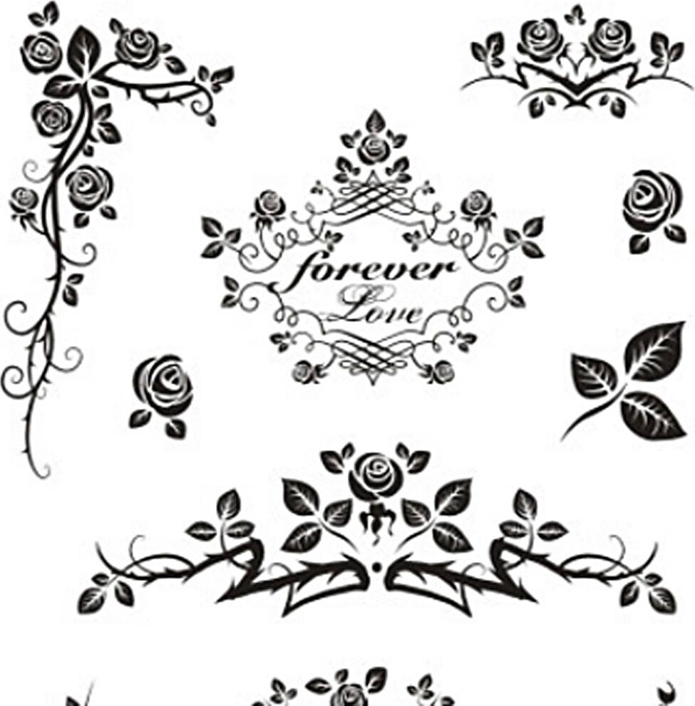 Silikone Stempler - For Evigt - 11X15 5 Cm
