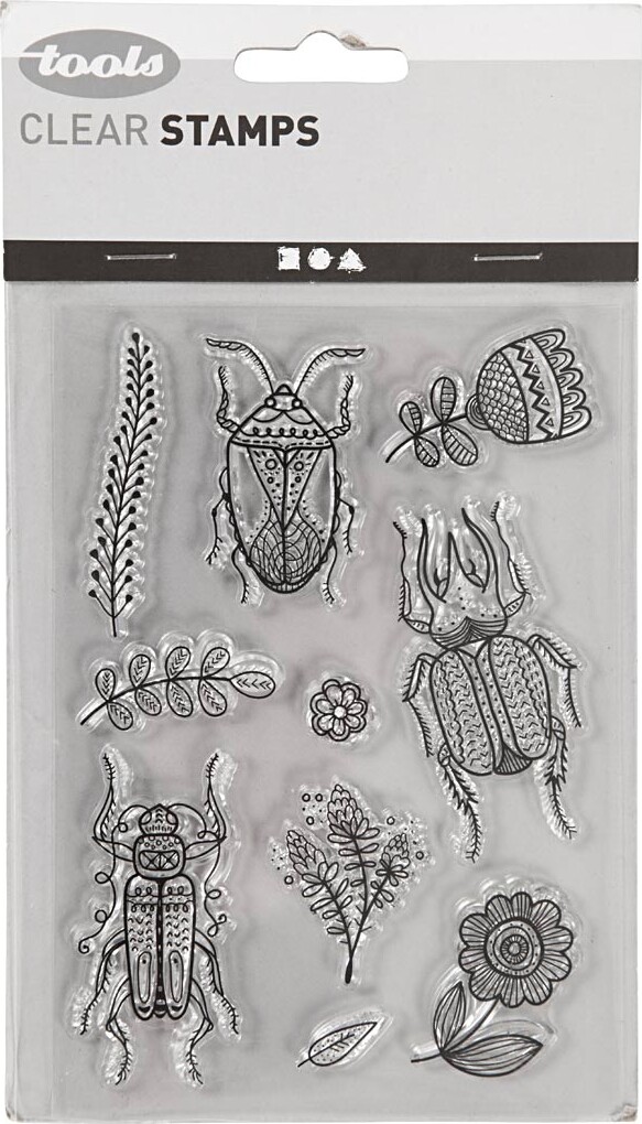 Silikone Stempler - Insekter - 11X15 5 Cm