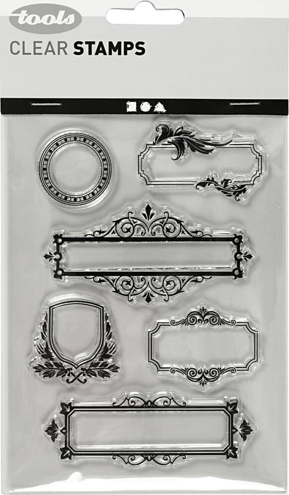 Silikone Stempler - Rammer Med Ornamenter - 11X15 5 Cm