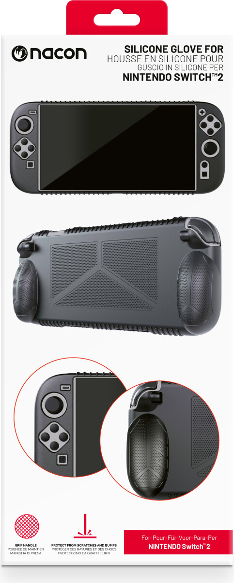 Silikonhandske Til Nintendo Switch Ii - Beskyttelseshylster I Sort