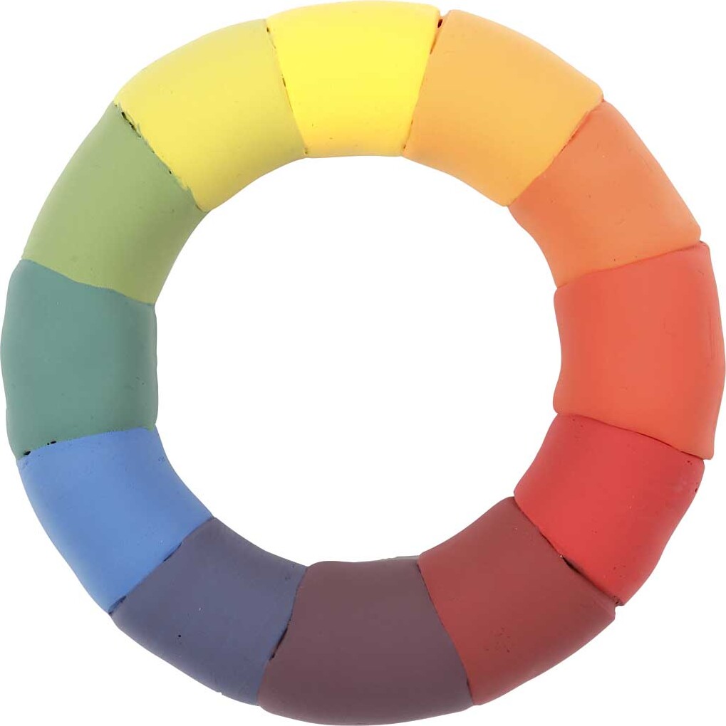 Silk Clay - Primærfarver - Modellervoks I Spande Sæt - 5X650 G