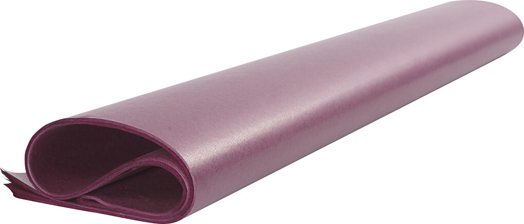 Silkepapir - 50X70 Cm - 14 G - Bordeaux - 25 Ark