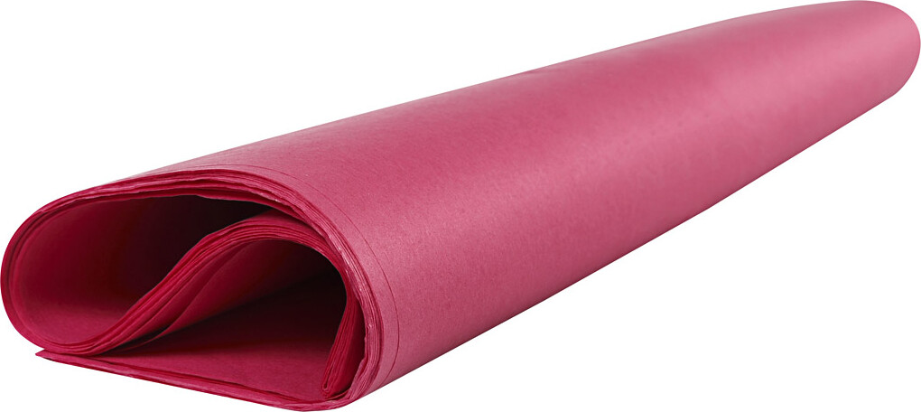 Silkepapir - 50X70 Cm - 14 G - Pink - 25 Ark