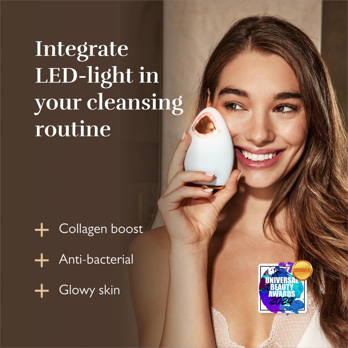 Silk N - Bright Lux Ansigtsbørste Fbx1Pe1B001
