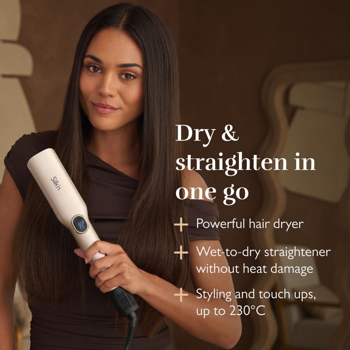 Silk N - Silkyair Trinity 3-I-1 Glattejern Og Styler