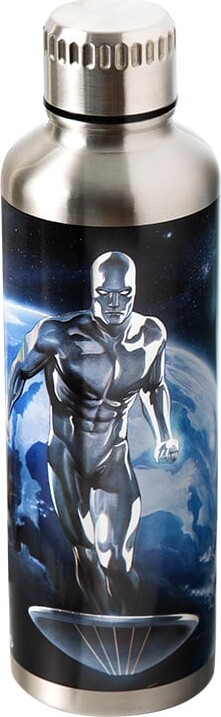 Silver Surfer Metal Water Bottle
