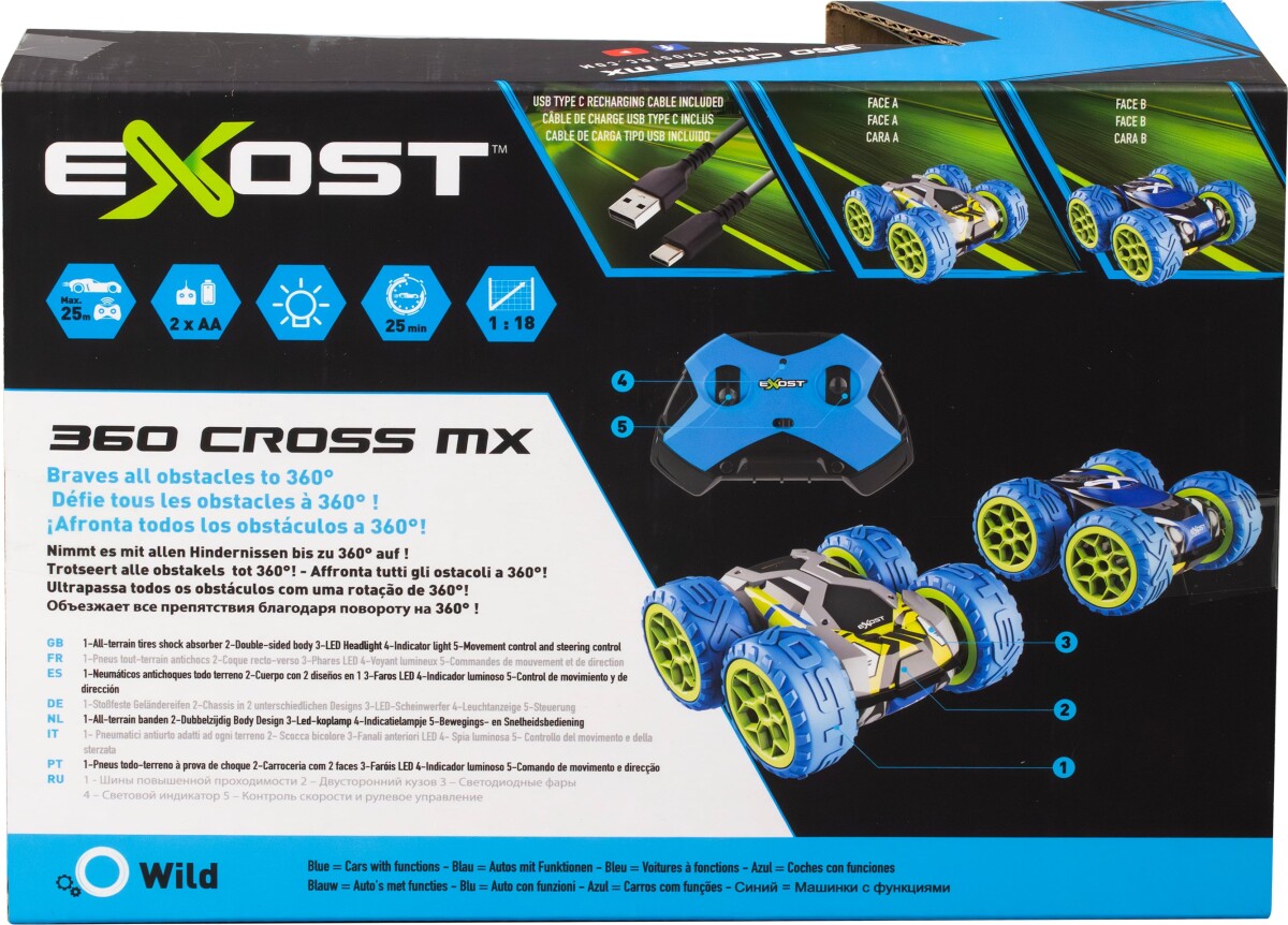 Silverlit - 360 Cross Mx Blue 20732