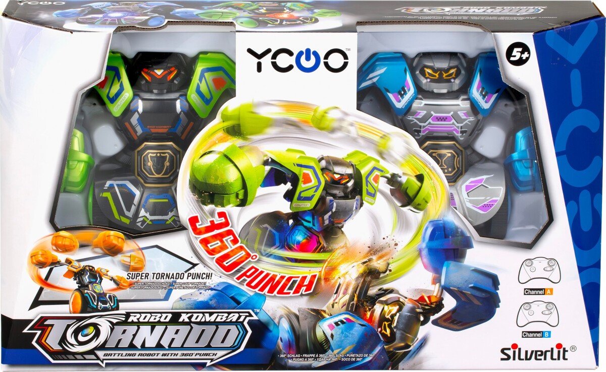 Silverlit - Robo Kombat Tornado Battle Pack Ass