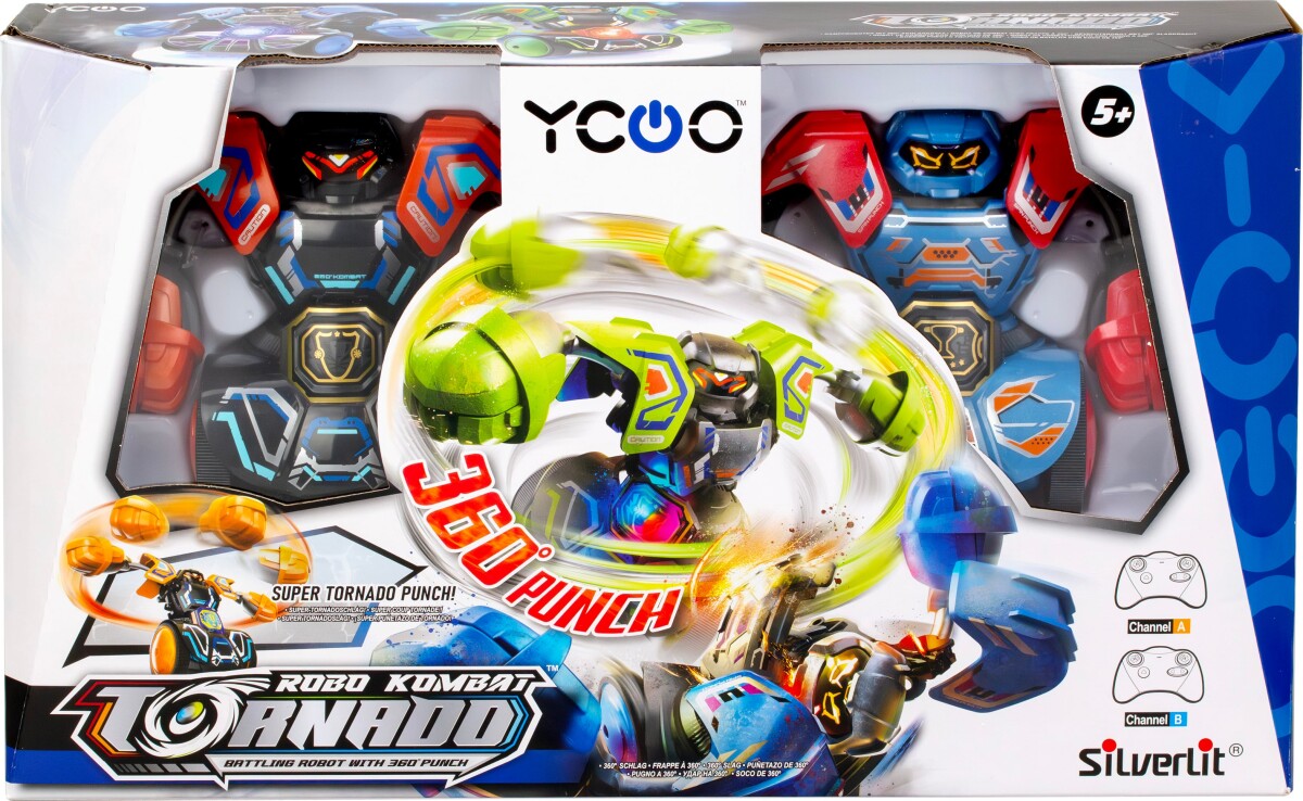 Silverlit - Robo Kombat Tornado Battle Pack Ass