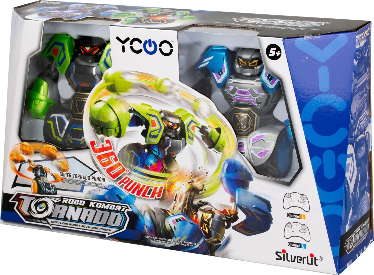 Silverlit - Robo Kombat Tornado Battle Pack Ass