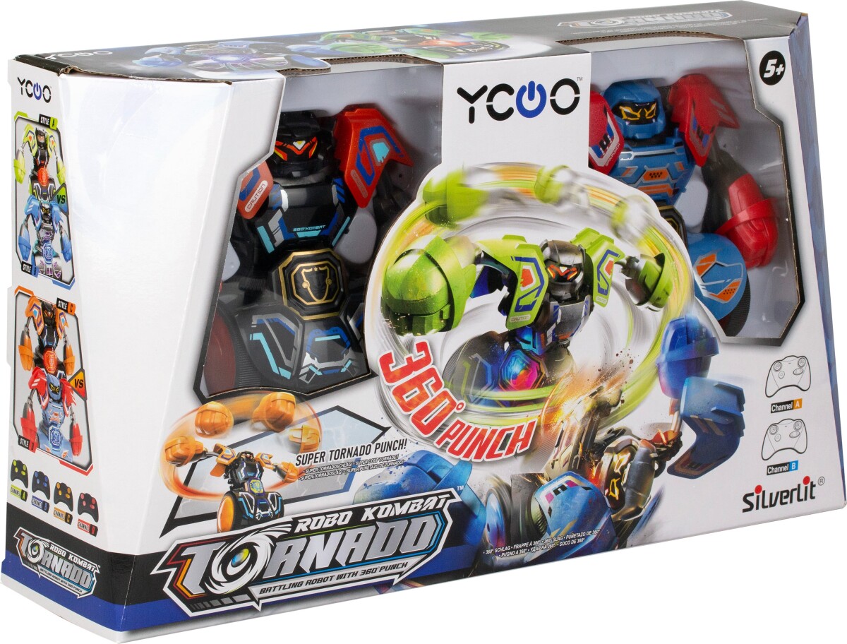 Silverlit - Robo Kombat Tornado Battle Pack Ass
