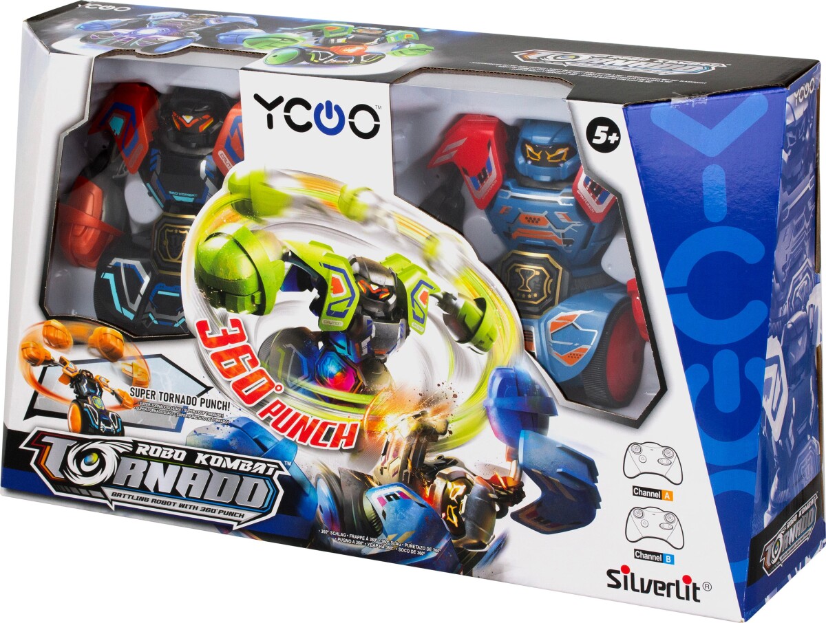 Silverlit - Robo Kombat Tornado Battle Pack Ass