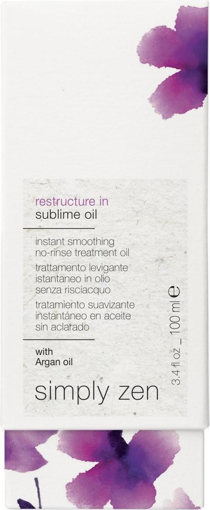 Simply Zen - Restructure In Sublime Oil 100 Ml - Hårolie