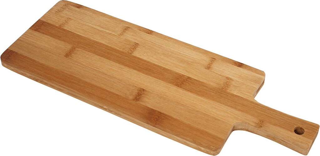 Skærebræt I Træ Med Saftrille - 39X14 Cm