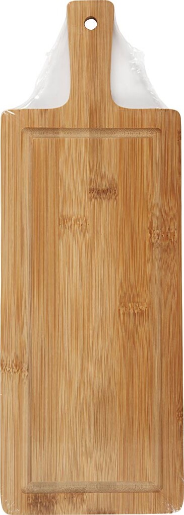 Skærebræt I Træ Med Saftrille - 39X14 Cm