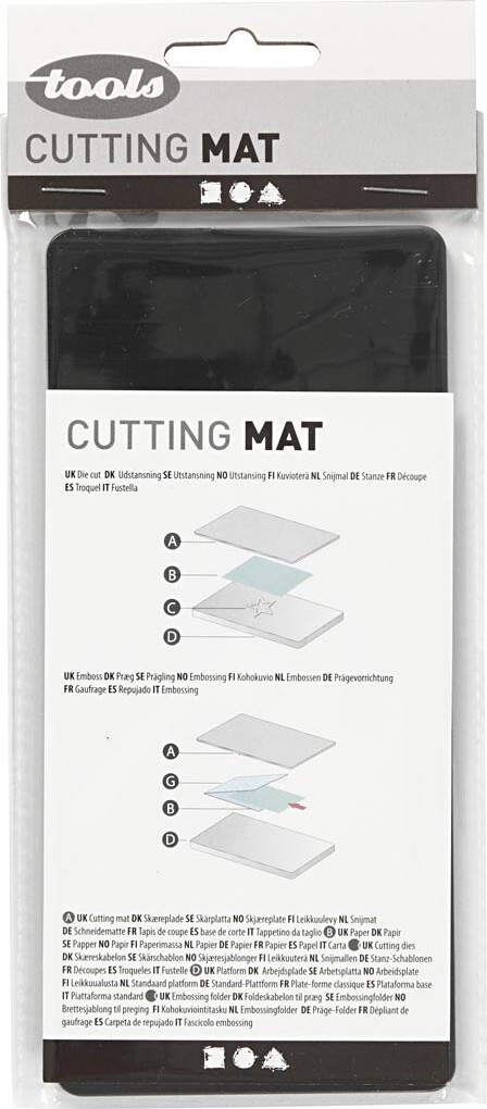 Skæreplade - Str 16 5X7 5 Cm - Tykkelse 4 Mm - 1 Stk