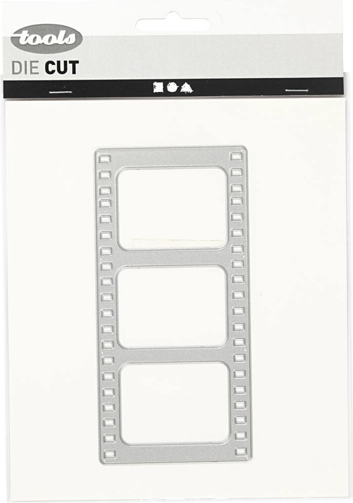 Skæreskabelon - Filmstribe - Str 64X131 Mm