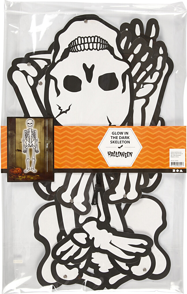 Skelet - H 120 Cm - 300 G - Hvid - 1 Stk
