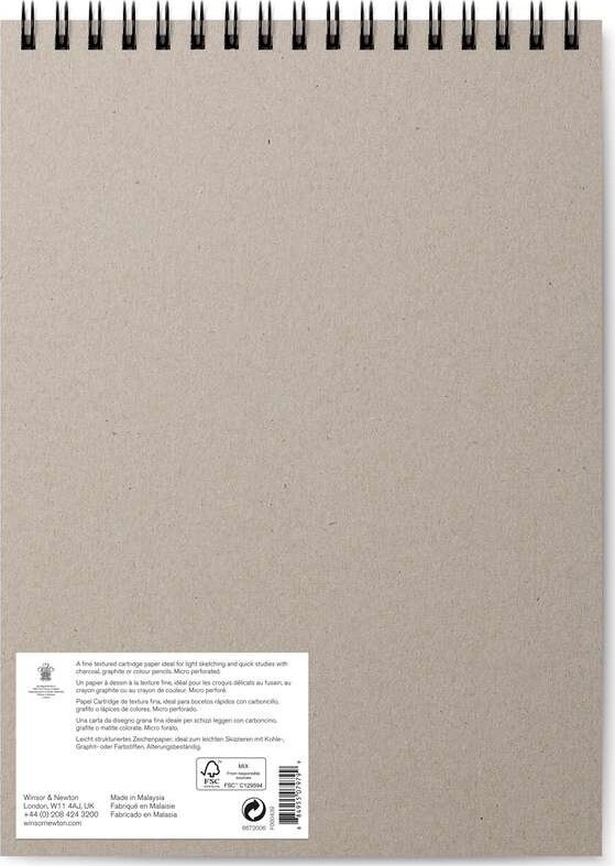 Winsor Newton - Skitseblok - A4 110G 23X30 5 Cm - 50 Sider