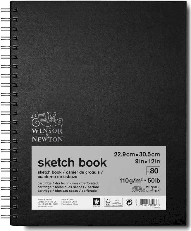 Winsor Newton - Skitseblok - 110G 23X31 Cm - 80 Sider