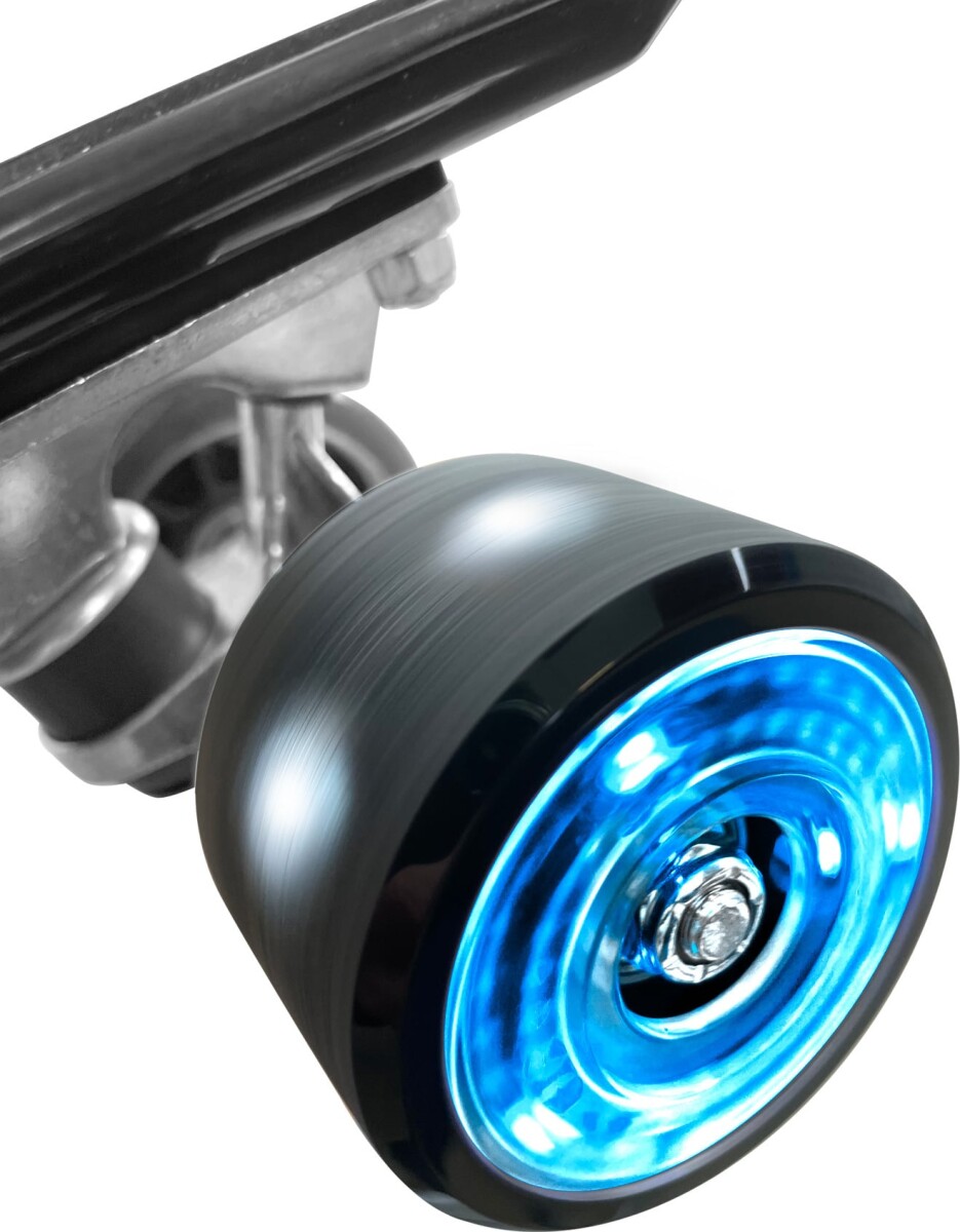 Skids Control - Skateboard Med Lys I Hjul - 55 X 15 Cm