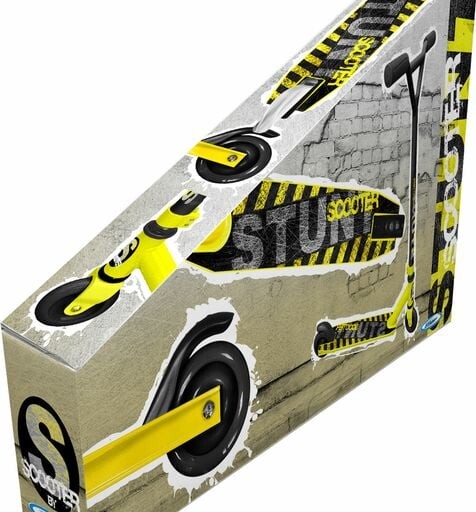 Stunt Løbehjul - Skids Control - Sort Og Gul