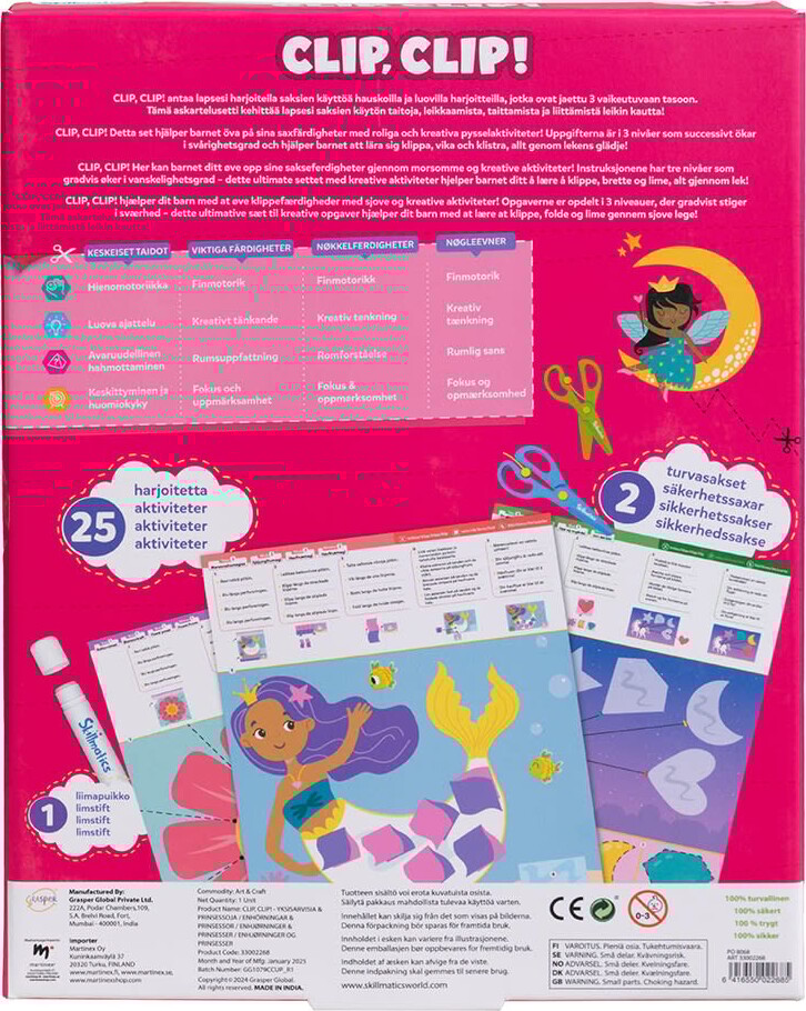 Skillmatics - Clip Clip Unicorns 33002268