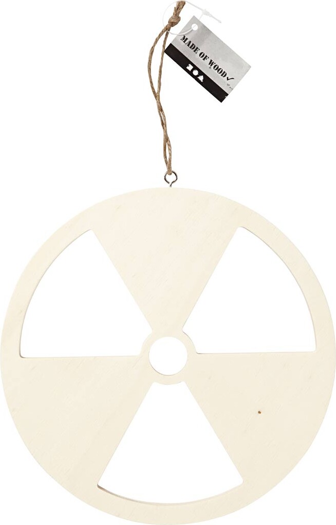 Skilt - Atomkraft Nej Tak - Str 21 3 Cm - Tykkelse 0 9 Cm - 1 Stk