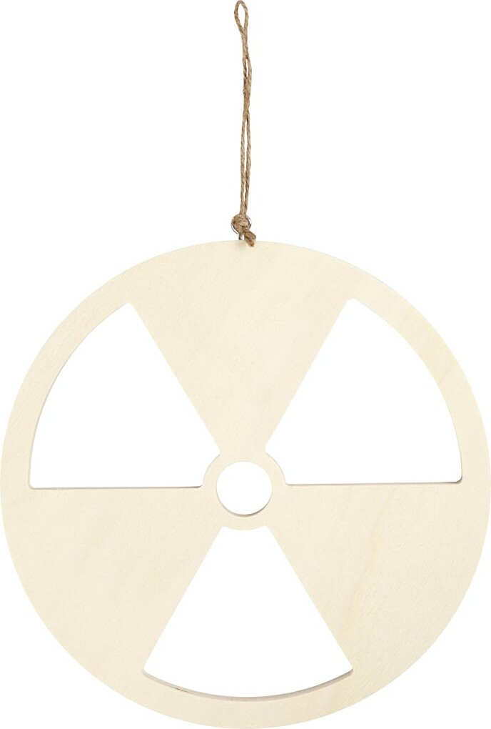 Skilt - Atomkraft Nej Tak - Str 21 3 Cm - Tykkelse 0 9 Cm - 1 Stk