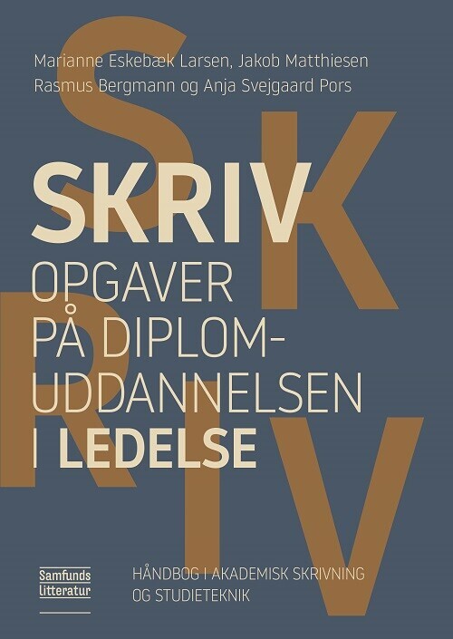 Skriv Opgaver På Diplomuddannelsen I Ledelse