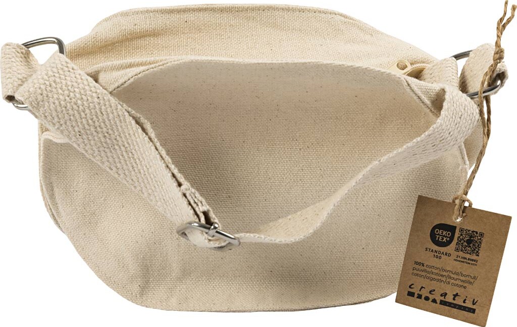 Skuldertaske - H 13 5 Cm - D 8 Cm - B 18 Cm - 300 G - Lys Natur - 1 Stk