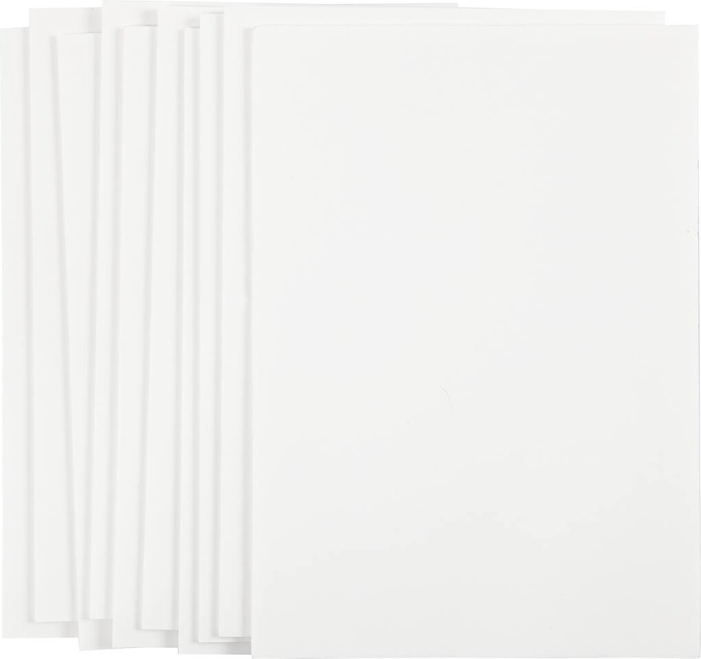 Skumkarton - A4 - 3 Mm - Hvid - 10 Ark