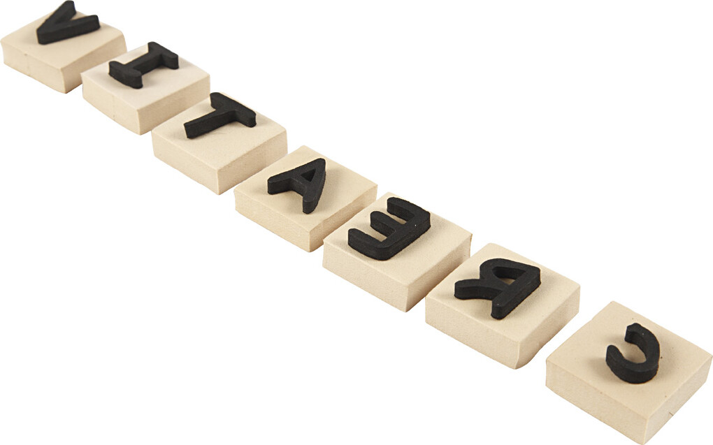 Skumstempler - Str 3X3 Cm - Tykkelse 13 Mm - 42 Stk