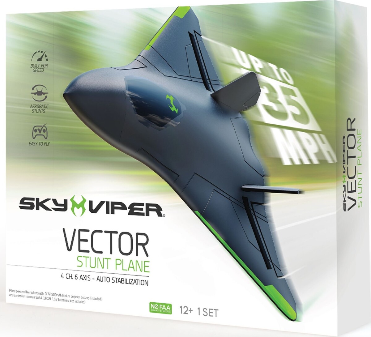 Sky Viper - Vector Performance Stunt Jet Plane - Fjernstyret Fly