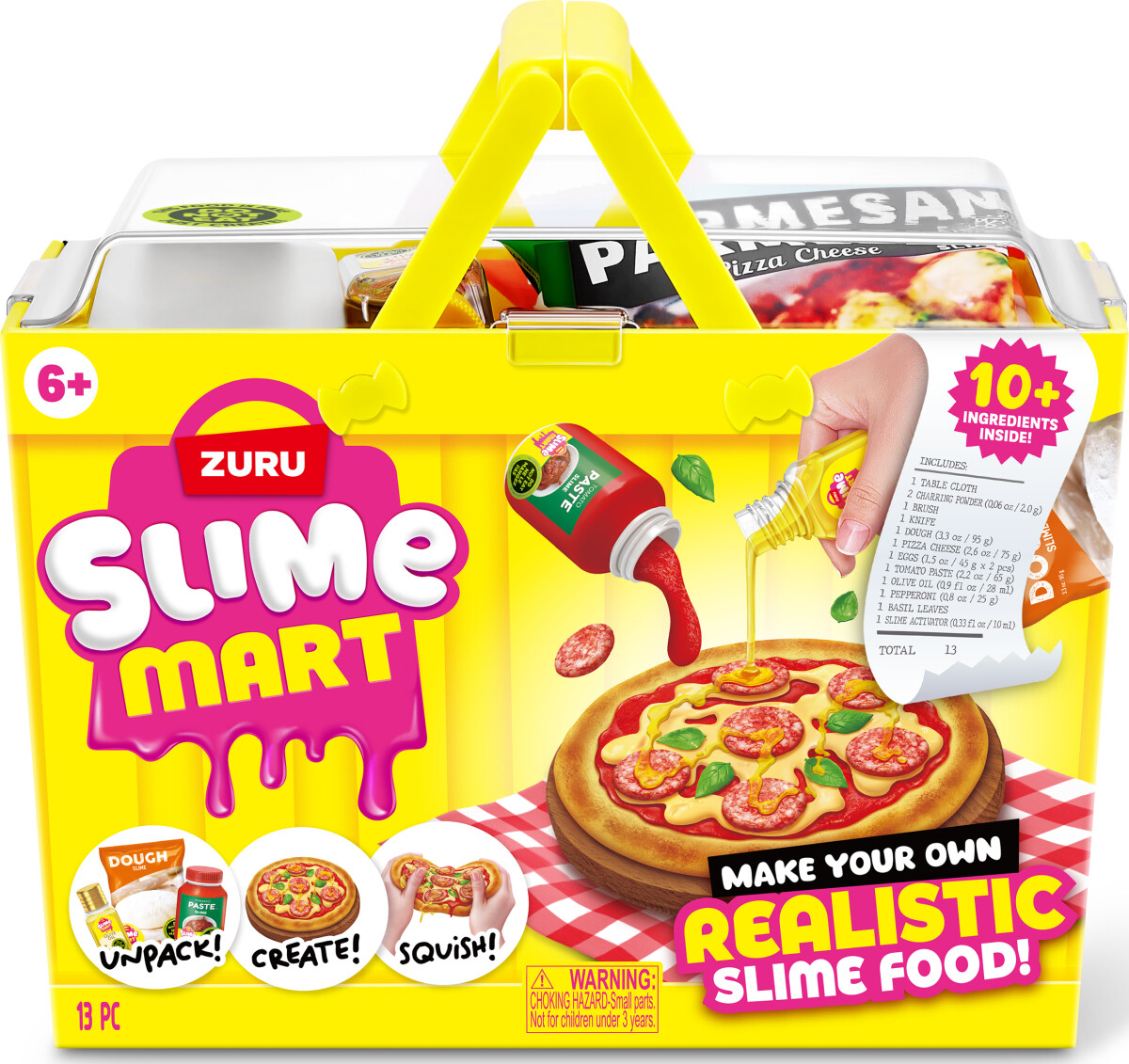 Slime Mart - Small Shopping Basket Pizza S1 15905B