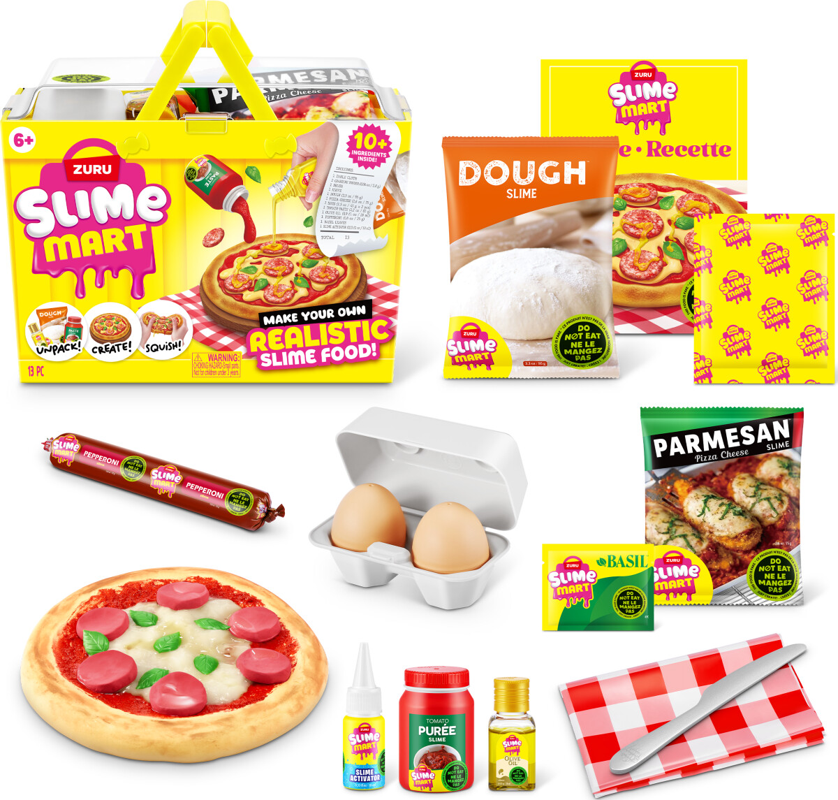 Slime Mart - Small Shopping Basket Pizza S1 15905B