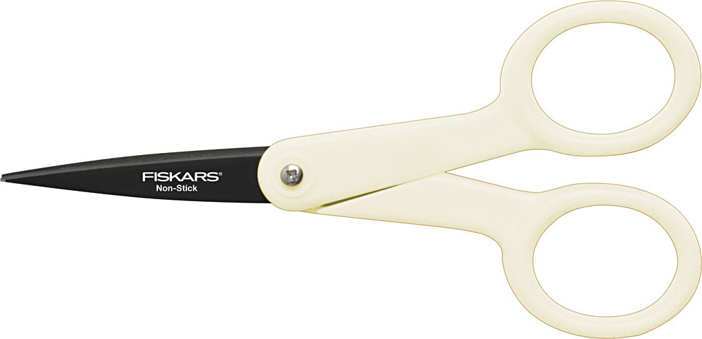 Fiskars - Non Stick Micro Tip - Slip-Let Spids Saks - L 12 Cm - Højre -
