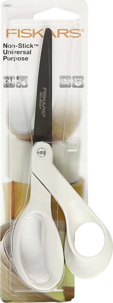 Fiskars - Universalsaks Slip-Let - L 21 Cm - Højre - Hvid