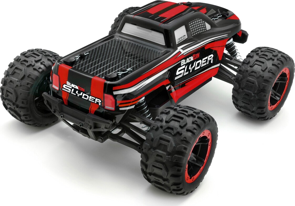 Blackzon - Slyder Monster Truck Fjernstyret - 1 16 - Rød