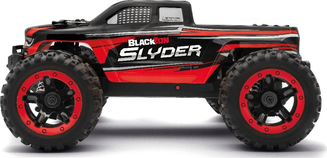 Blackzon - Slyder Monster Truck Fjernstyret - 1 16 - Rød