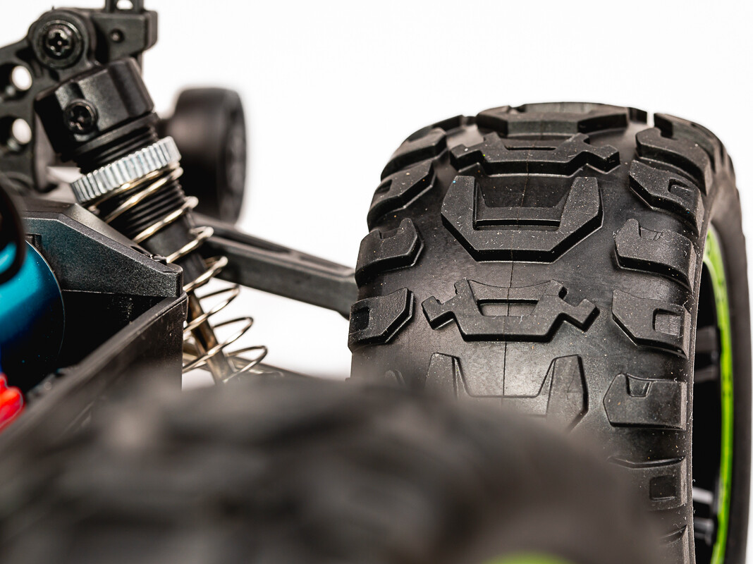 Blackzon - Rc Monster Truck Bil - Slyder Mt Turbo 116 4Wd 2S - Grøn