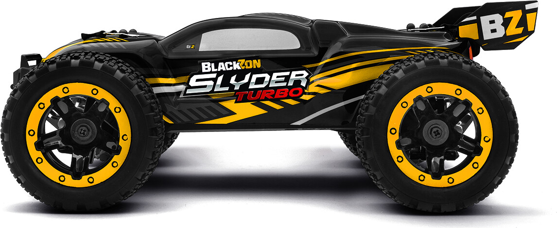 Blackzon - Rc Stadium Truck Bil - Slyder St Turbo 116 4Wd 2S - Gul