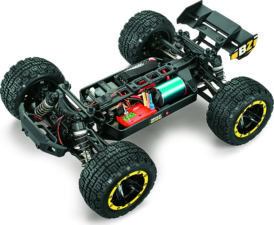 Blackzon - Rc Stadium Truck Bil - Slyder St Turbo 116 4Wd 2S - Gul
