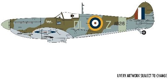 Airfix - Supermarine Spitfire Mkvc Fly Byggesæt - 1 72 - A55001