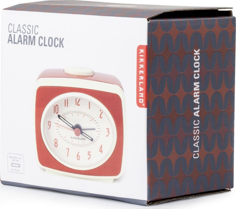 Kikkerland - Retro Vækkeur - Rød